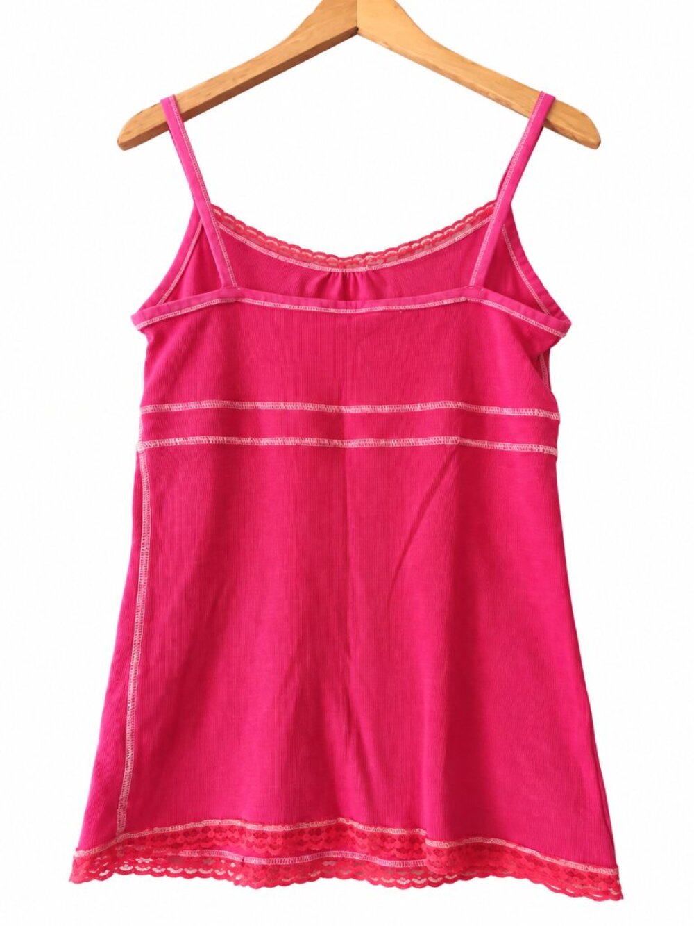 Fat Face Pink Ribbed Tank Top 10 - Picture 2 of 7